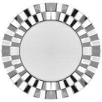 Wandspiegel Horus Silberfarben, 80x80 cm - Silberfarben, LIFESTYLE, Glas/Metall (80/80cm) - Kayoom