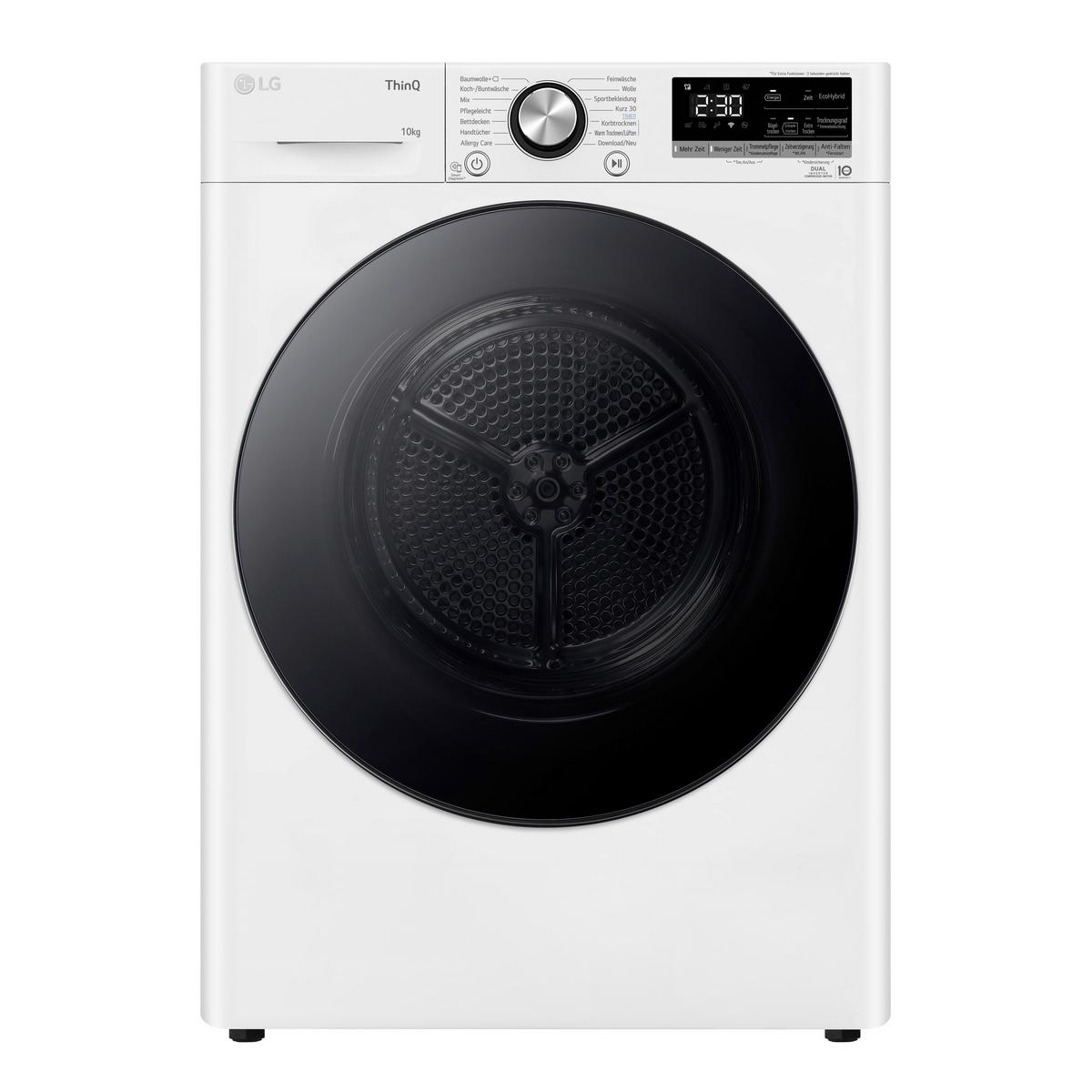 Wärmepumpentrockner LG V9ayxt - Weiß, Basics, Metall (60/85/66cm) - LG