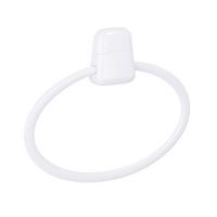 Handtuchhalter Handtuchring Pure 17945100 - Weiß, KONVENTIONELL, Kunststoff (27,5/22/3cm) - Wenko