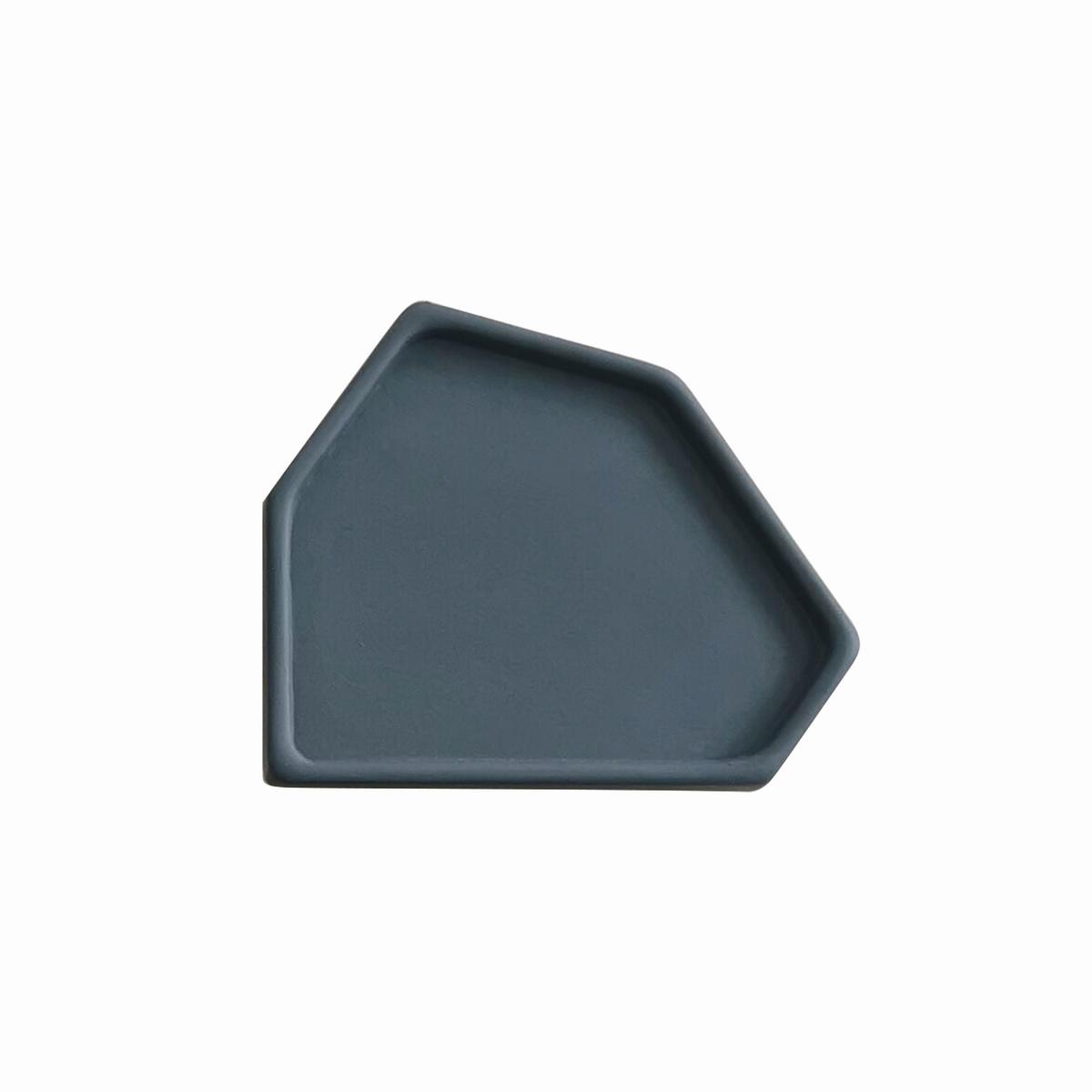 DEKORAČNÍ TALÍŘ PHIL - šedá, Moderní, kámen (15/12,5/1,5cm) - Modern Living