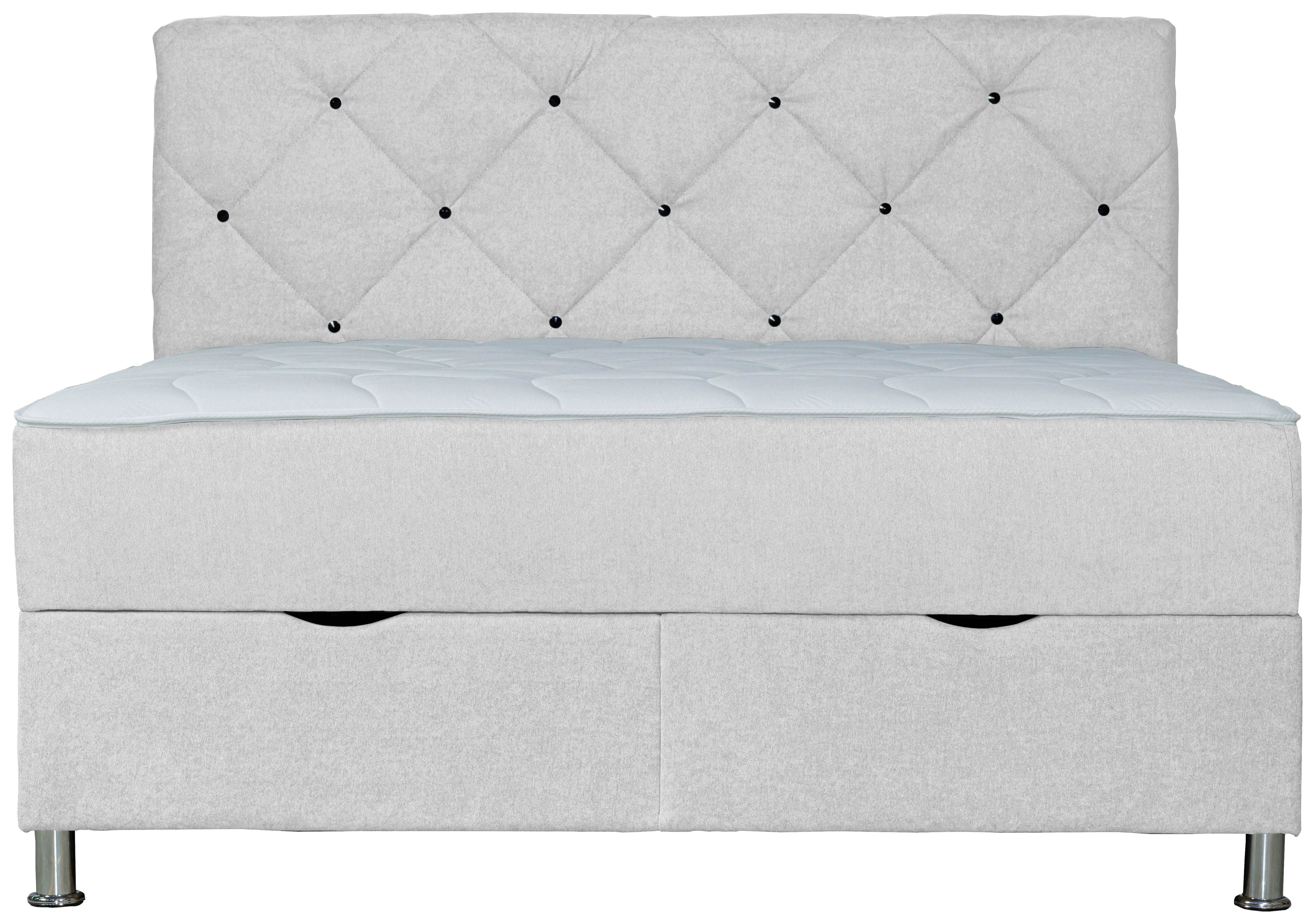 Box-ágy Black Diamond - natúr, Design, textil (180/200cm) - Modern Living