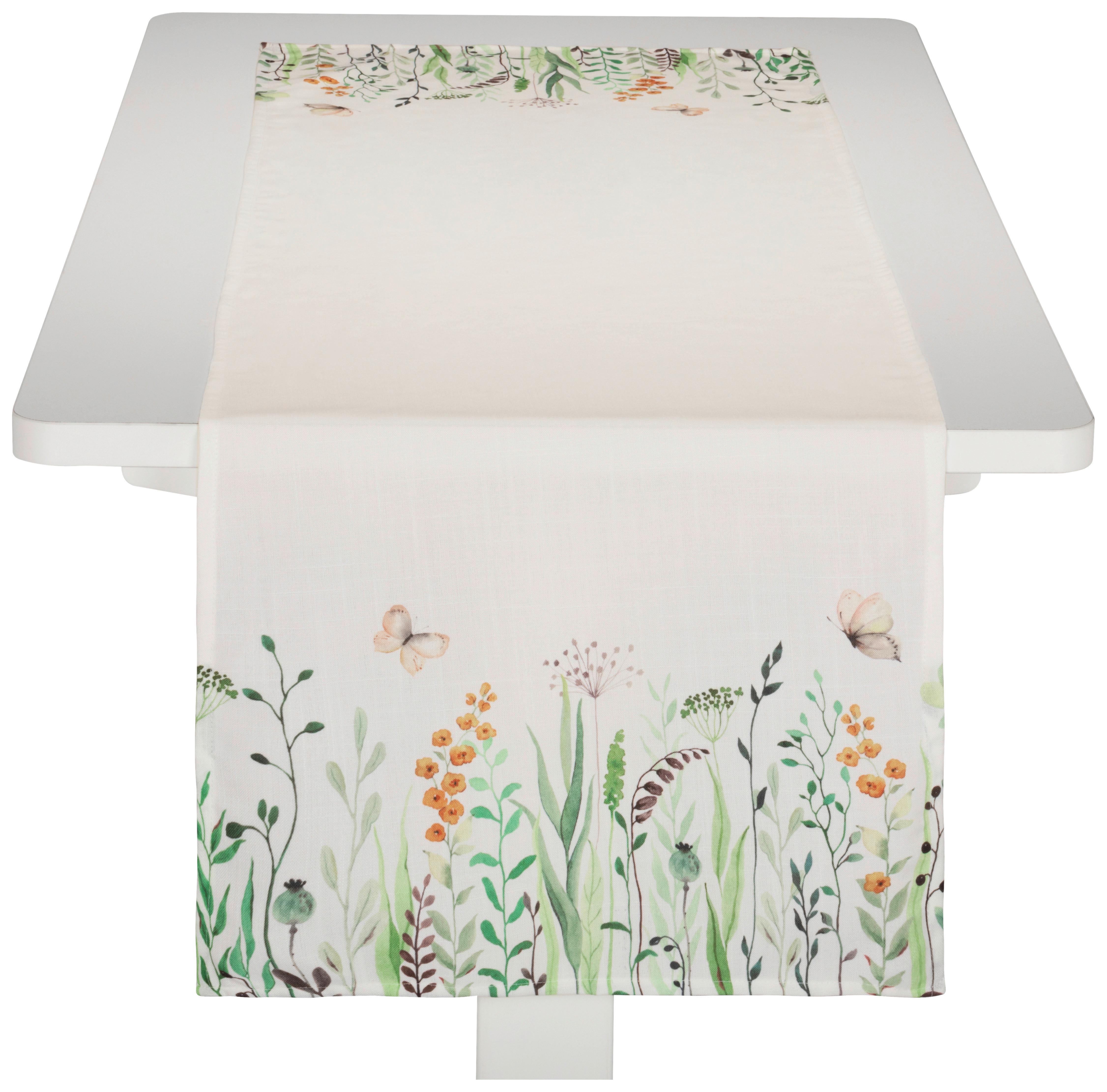 Tischläufer Alina - Multicolor, ROMANTIK / LANDHAUS, Textil (40/140cm) - James Wood