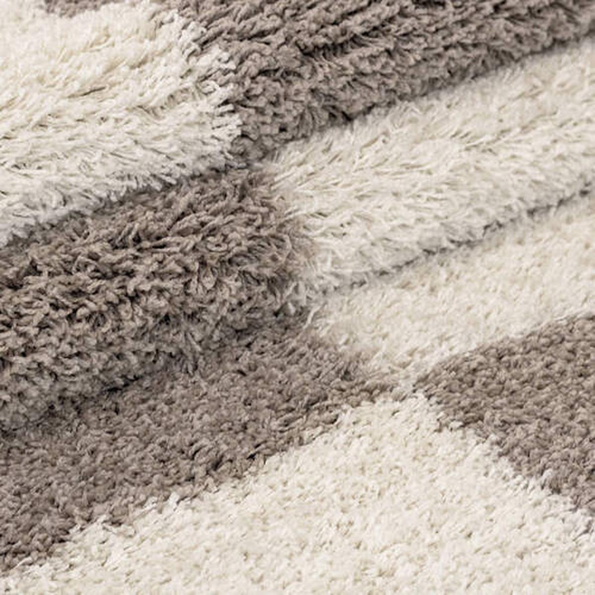 Hochflorteppich Gala - Beige, Design, Textil (160/160cm) - Novel