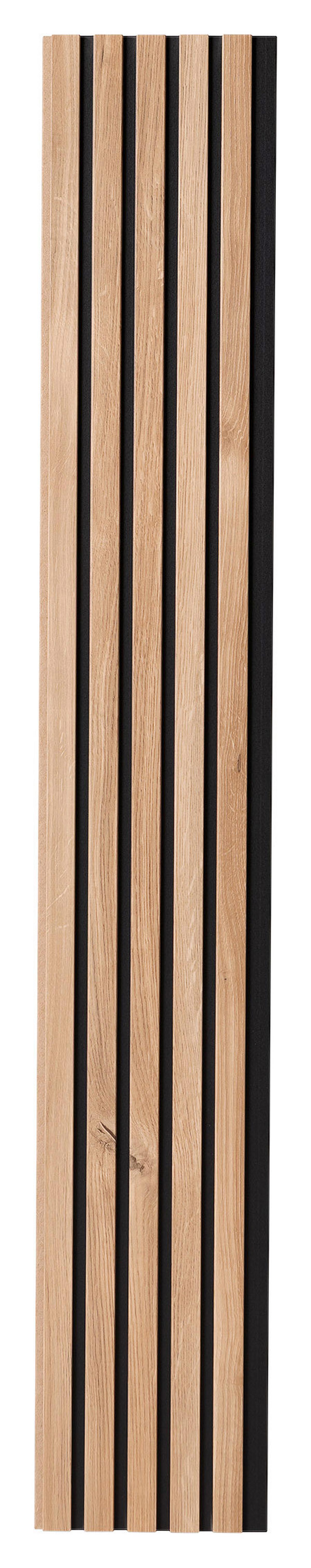 Nástěnný panel Anna vr.ukončovacej lišty, 4ks/sada - dub artisan, Moderní, kompozitní dřevo (74,4/119/1,2cm) - Based