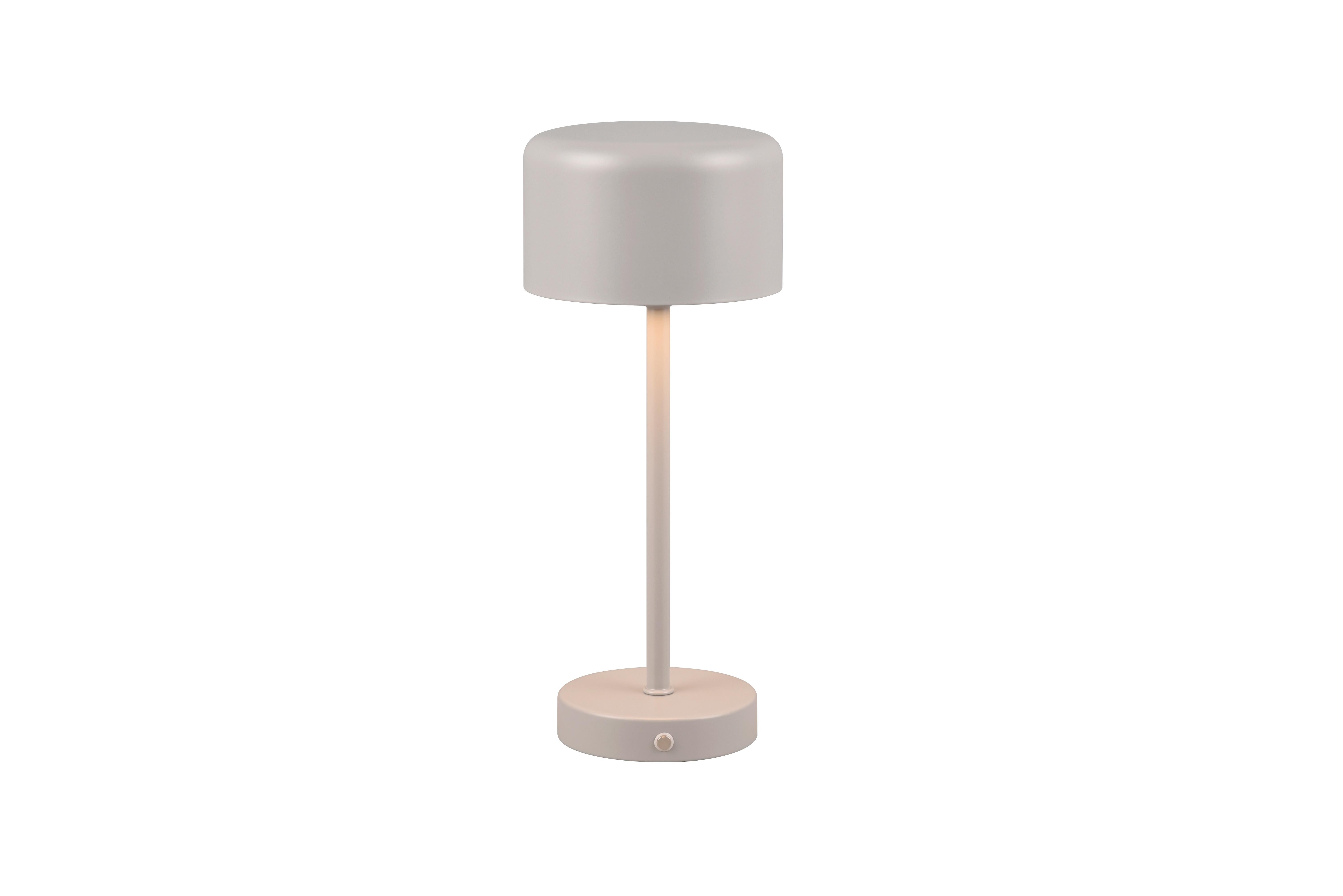 Akku-Tischleuchte R59151177 Jeff - Grau, Basics, Metall (12,6/30cm)