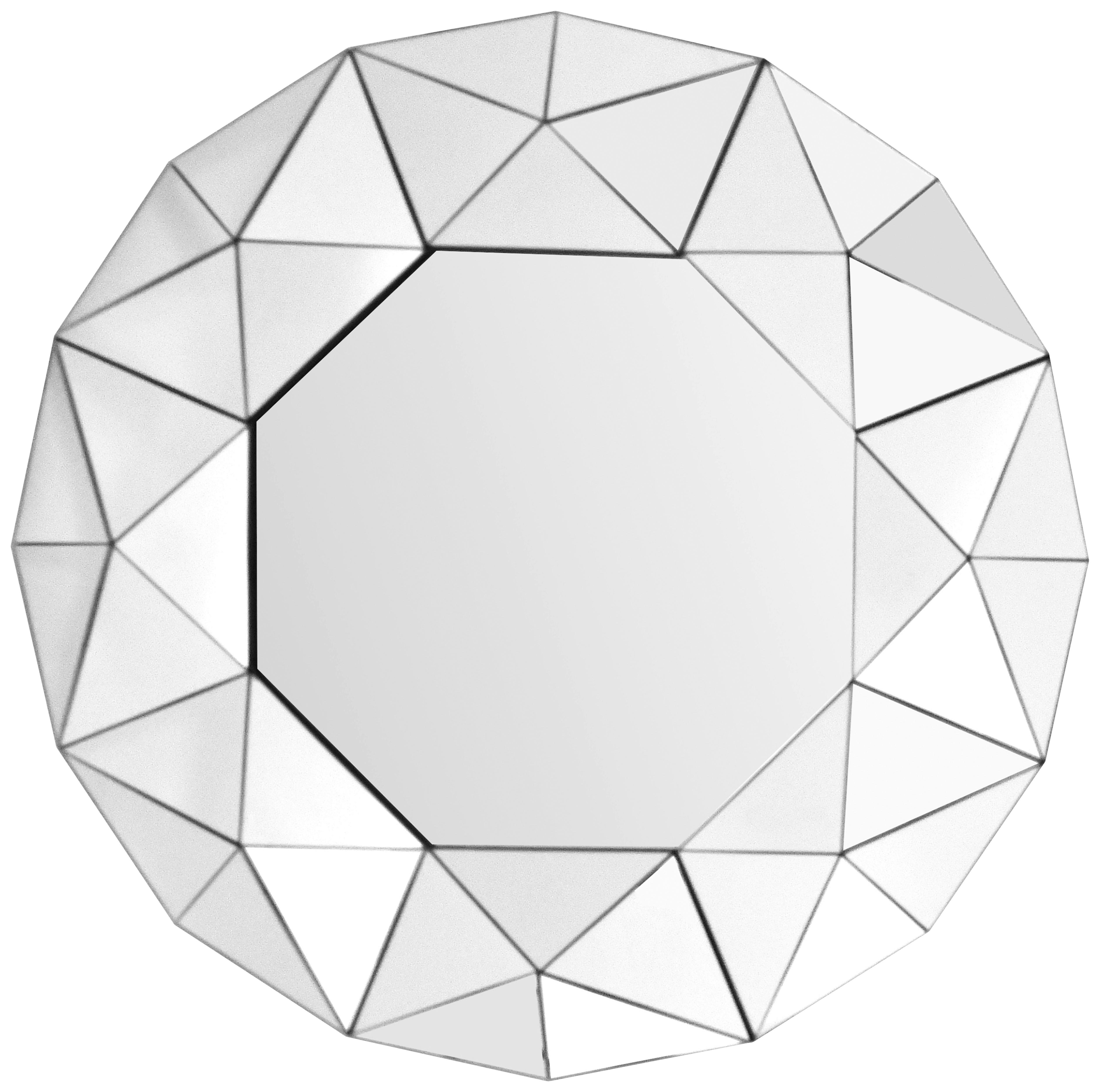 Wandspiegel Vulcanus 1510 Silber - Basics, Glas (70/70/4,4cm) - Kayoom