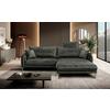 Ecksofa Whisper Grün S: 264x196 cm - Goldfarben/Grün, Design, Textil (264/196cm) - MID.YOU