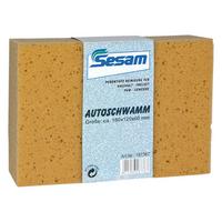 Autoschwamm 12x18x6 cm Gelb, Beidseitig Verwendbar - Gelb, MODERN, Textil (12/18/6cm)