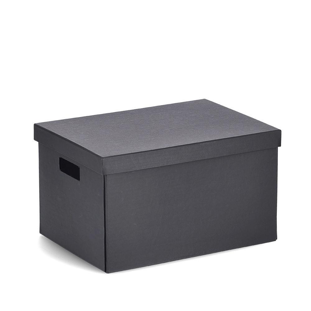 AUFBEWAHRUNGSBOX Karton, BxHxT: ca. 25x35x20 cm - Basics, Karton (25/35/20cm)