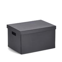 AUFBEWAHRUNGSBOX Karton, BxHxT: ca. 25x35x20 cm - Basics, Karton (25/35/20cm)