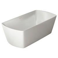 Badewanne Orlando LxBxH: 180x85x61,5cm Acryl - Weiß, MODERN, Kunststoff (180/85/61,5cm)