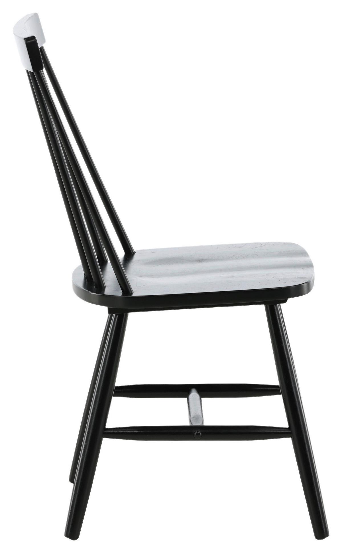 Stuhl-set Lönneberga - Schwarz, Design, Holz (43/87/55cm) - Livetastic
