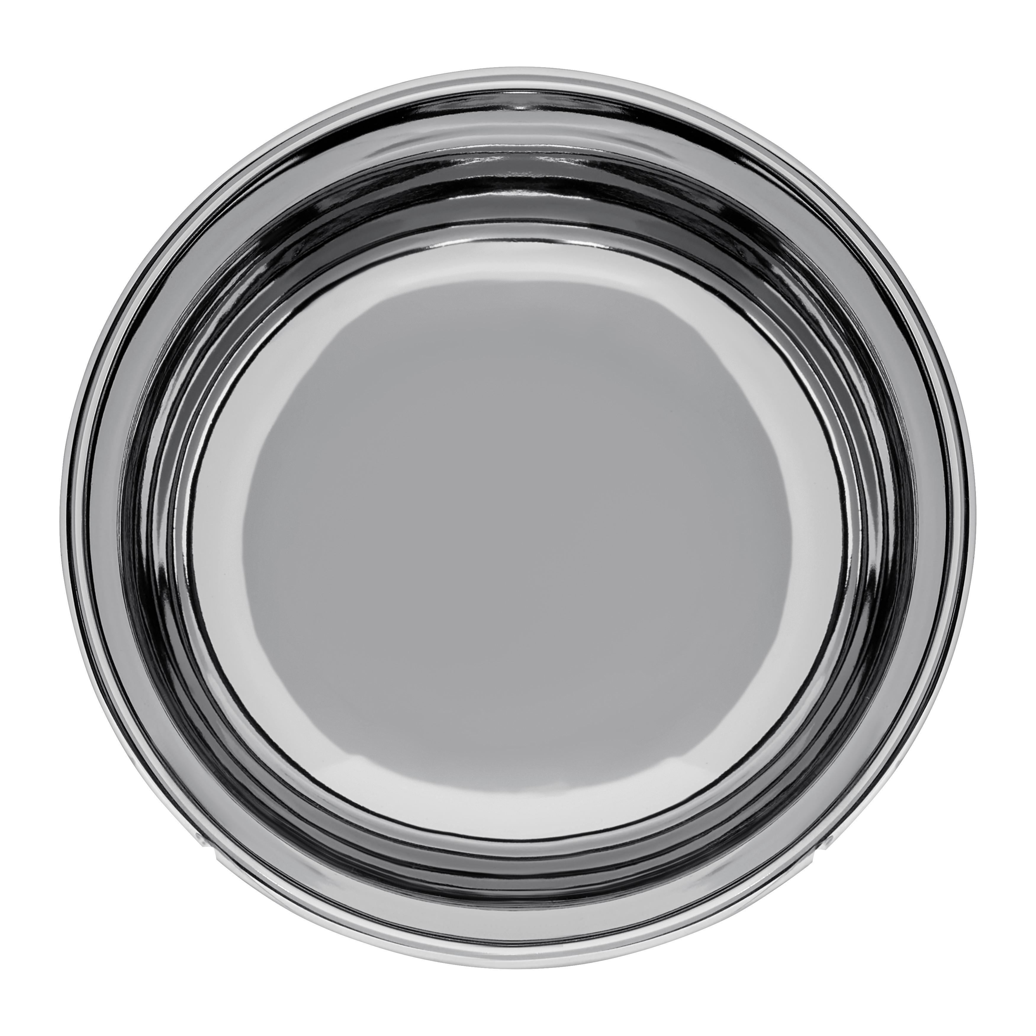 Miska na cereálie SHINY SILVER - strieborná, Modern, keramika (13,8/8,2cm) - Mömax