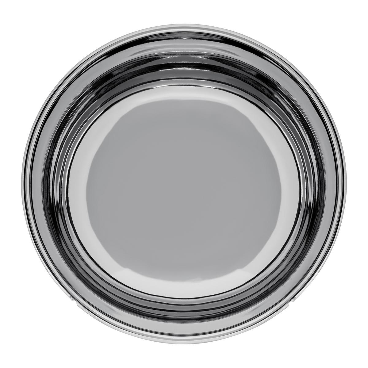 Miska na cereálie SHINY SILVER - strieborná, Modern, keramika (13,8/8,2cm) - Mömax