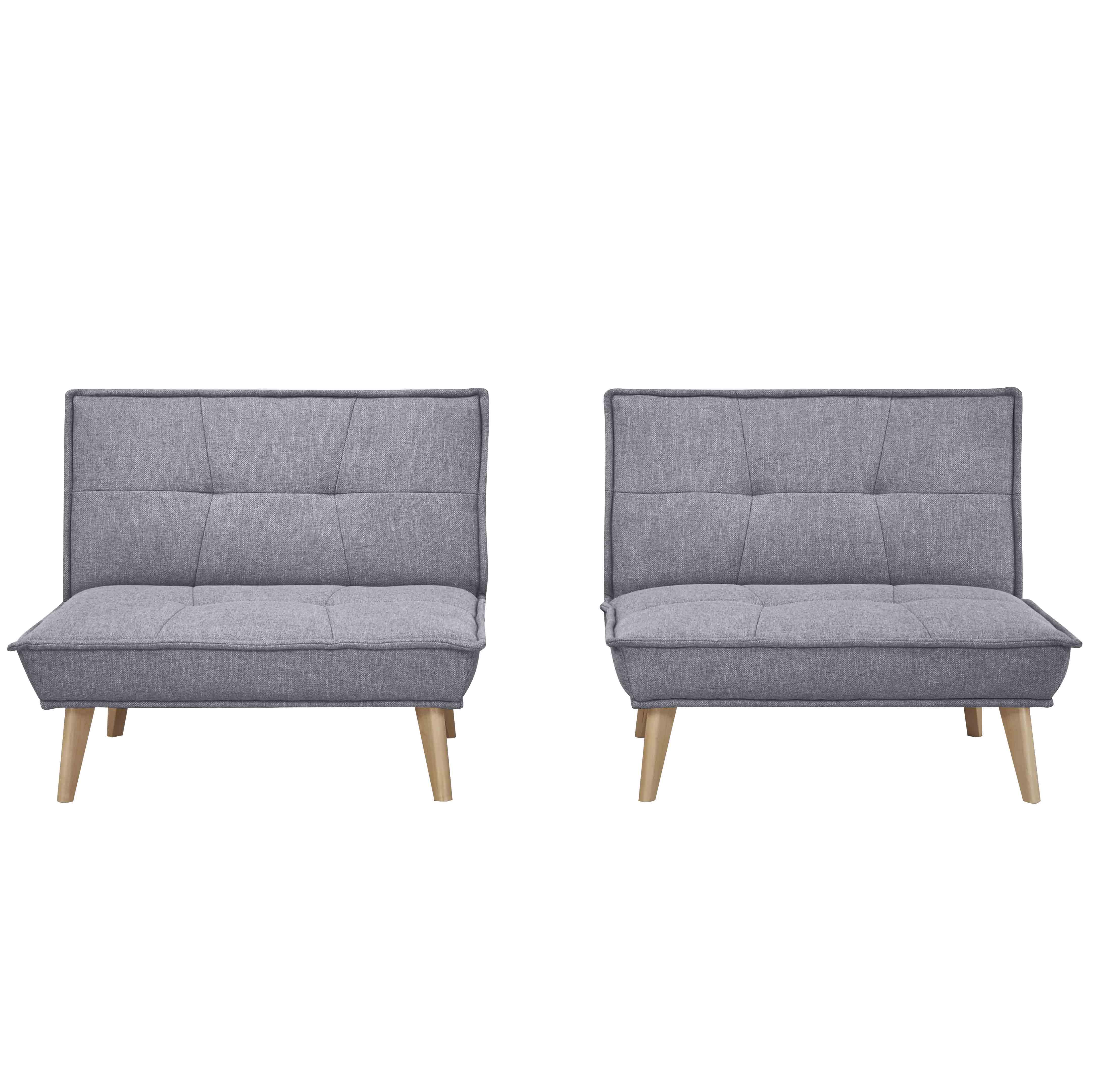 Křeslo Romeo Tmavě Šedá - šedá, Moderní, dřevo/textil (99/83/84cm) - P & B