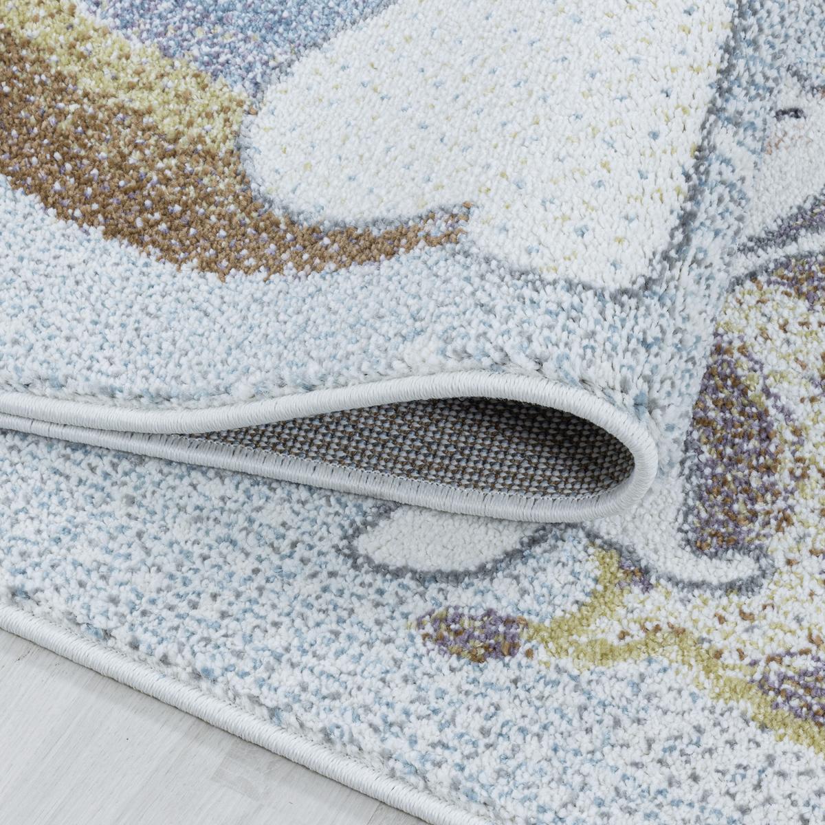 Tkaný koberec 80x150cm, modrá - modrá, Trend, textil (80/150cm)