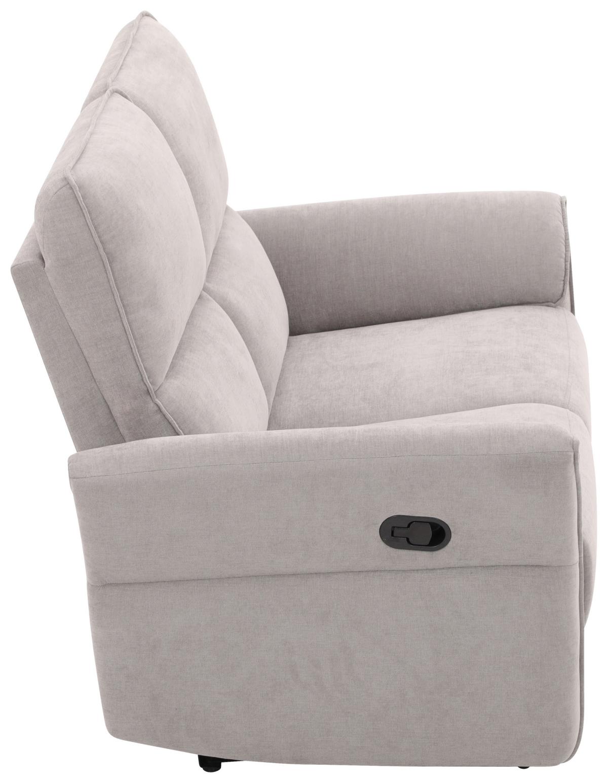 2-Sitzer-Sofa Redon Grau B: 143 cm - Schwarz/Grau, Basics, Holz/Textil (143/103/92cm) - Livetastic