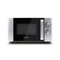 Mikrowelle 3316 - Silberfarben/Schwarz, Basics (46,5/27,5/40cm) - CASO Design