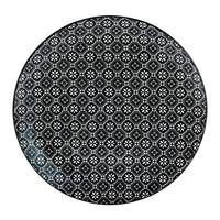 Plytký tanier SHIVA - čierna/biela, Lifestyle, keramika (27/2,5cm) - Mömax