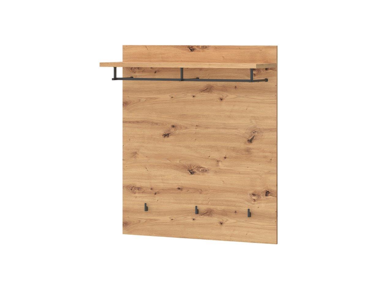 Garderobenpaneel Turino Eiche Artisan Dekor B: 86 cm - MODERN, Holzwerkstoff (86/101/29,6cm)