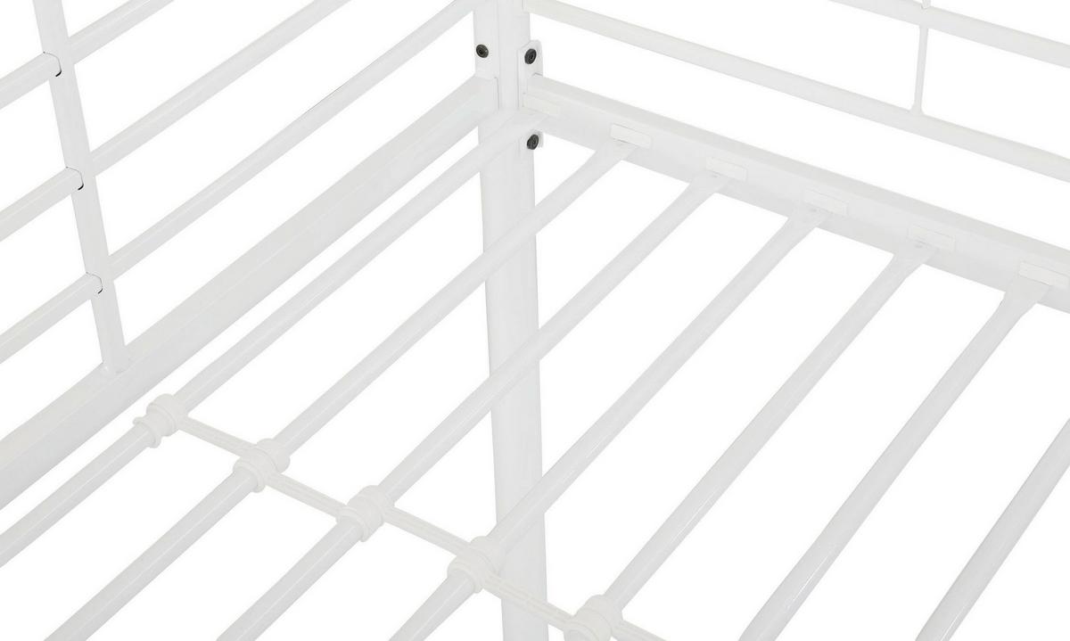 HOCHBETT Clove Weiß 90x200cm - Weiß, Design, Metall (90/200cm) - MID.YOU