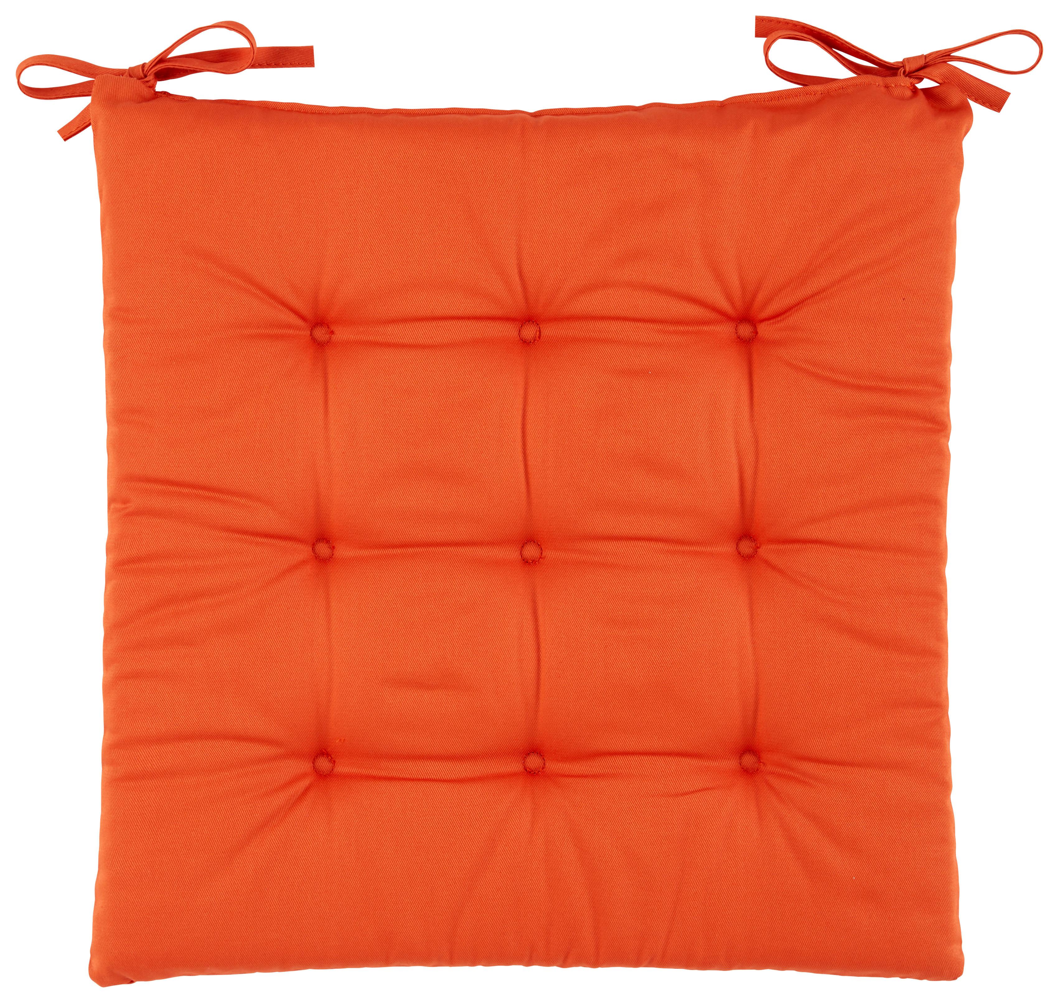 Poduška Na Sedenie Lola-Based- 40/40/2cm,terakota - terakota, textil (40/40/2cm) - Based