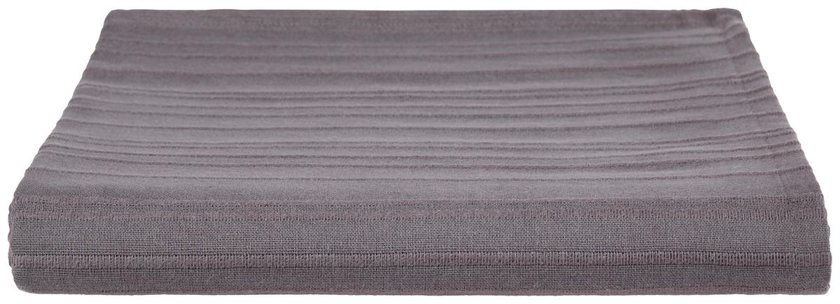 Tagesdecke Michelle 200x200 cm Anthrazit Baumwolle - Anthrazit, KONVENTIONELL, Textil (200/200cm) - Ondega