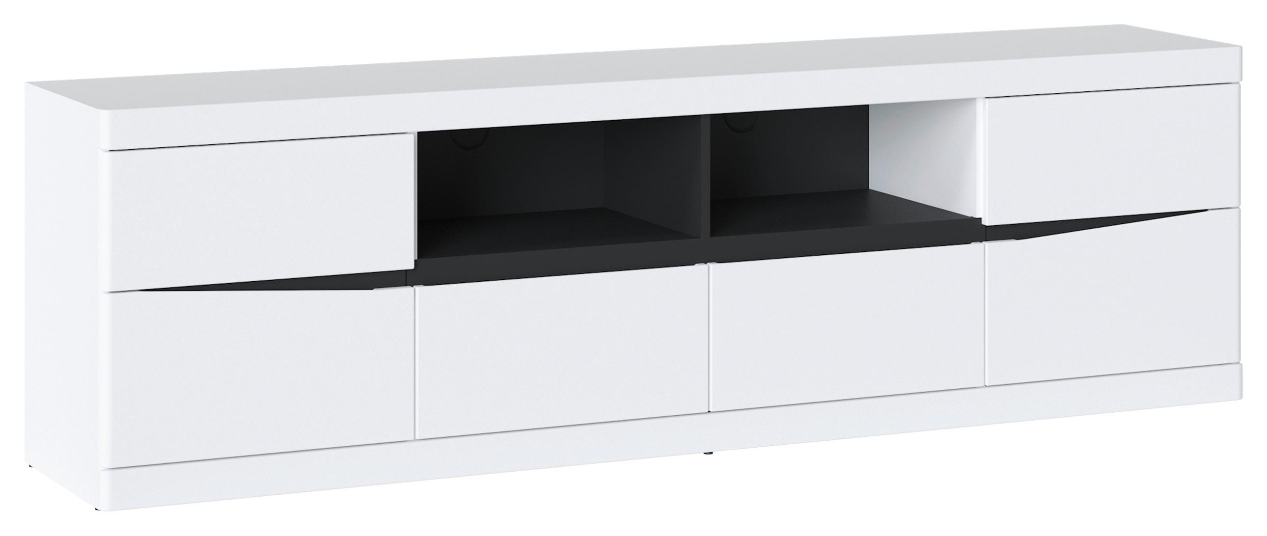 TV-Element Turino Weiß Graphit B: 200 cm