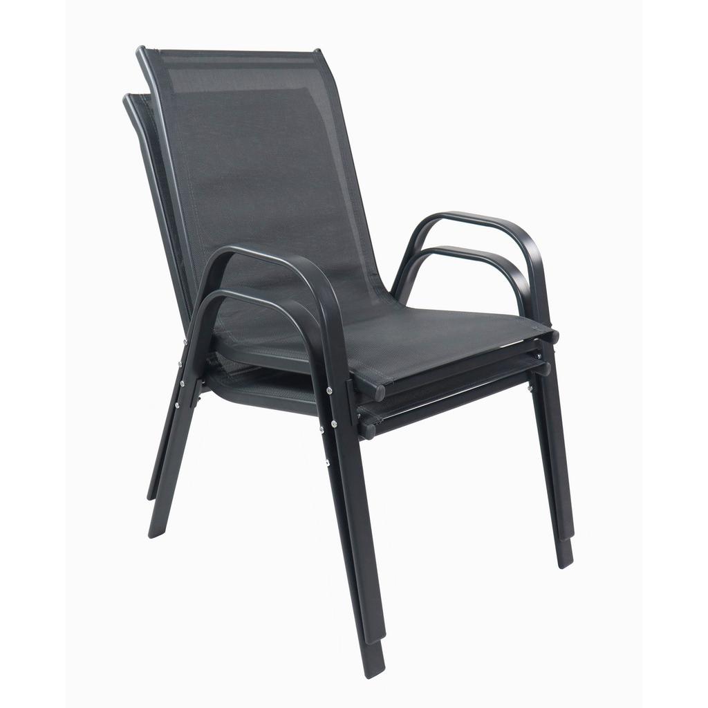 Gartenstuhl-Set Sonlas 2-teilig Anthrazit
