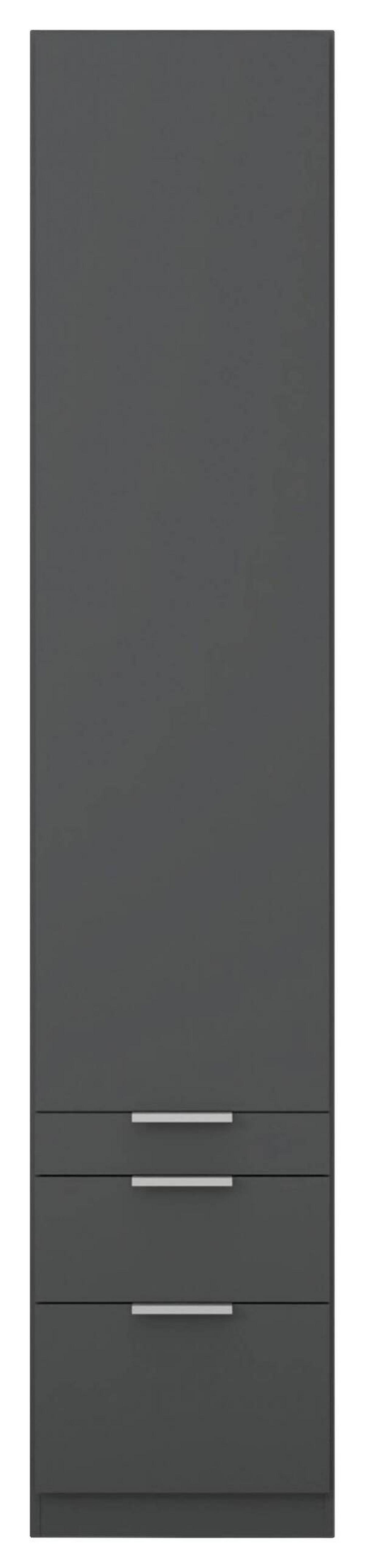 Drehtürenschrank mit Laden B: 47 cm Alabama, Grau - Grau, MODERN, Holzwerkstoff (47/229/54cm) - Rauch Möbel