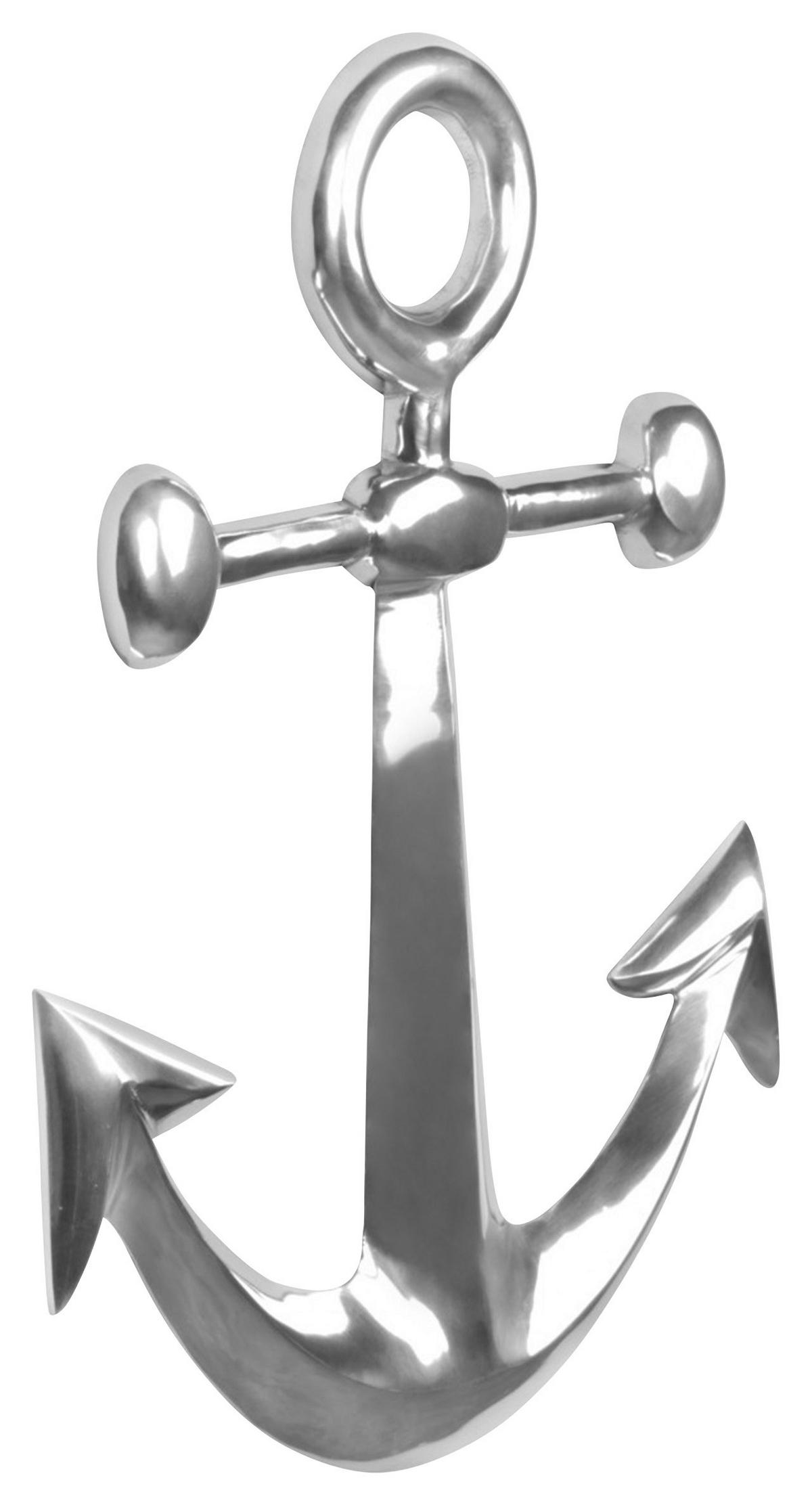 Wanddeko Wohnling Silberfarben B: 40 cm - Silberfarben, MODERN, Metall (40/62,5/3,5cm) - MID.YOU