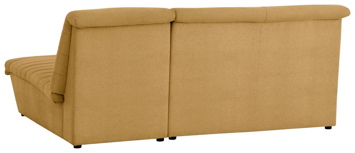 Ecksofa Looks Viii - Senfgelb/Schwarz, Design, Textil (214/168cm) - LOOKS by W.Joop