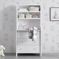 Přebalovací pult MARIA - bílá, Moderní, plast (90/180/70cm) - Bessagi Kids
