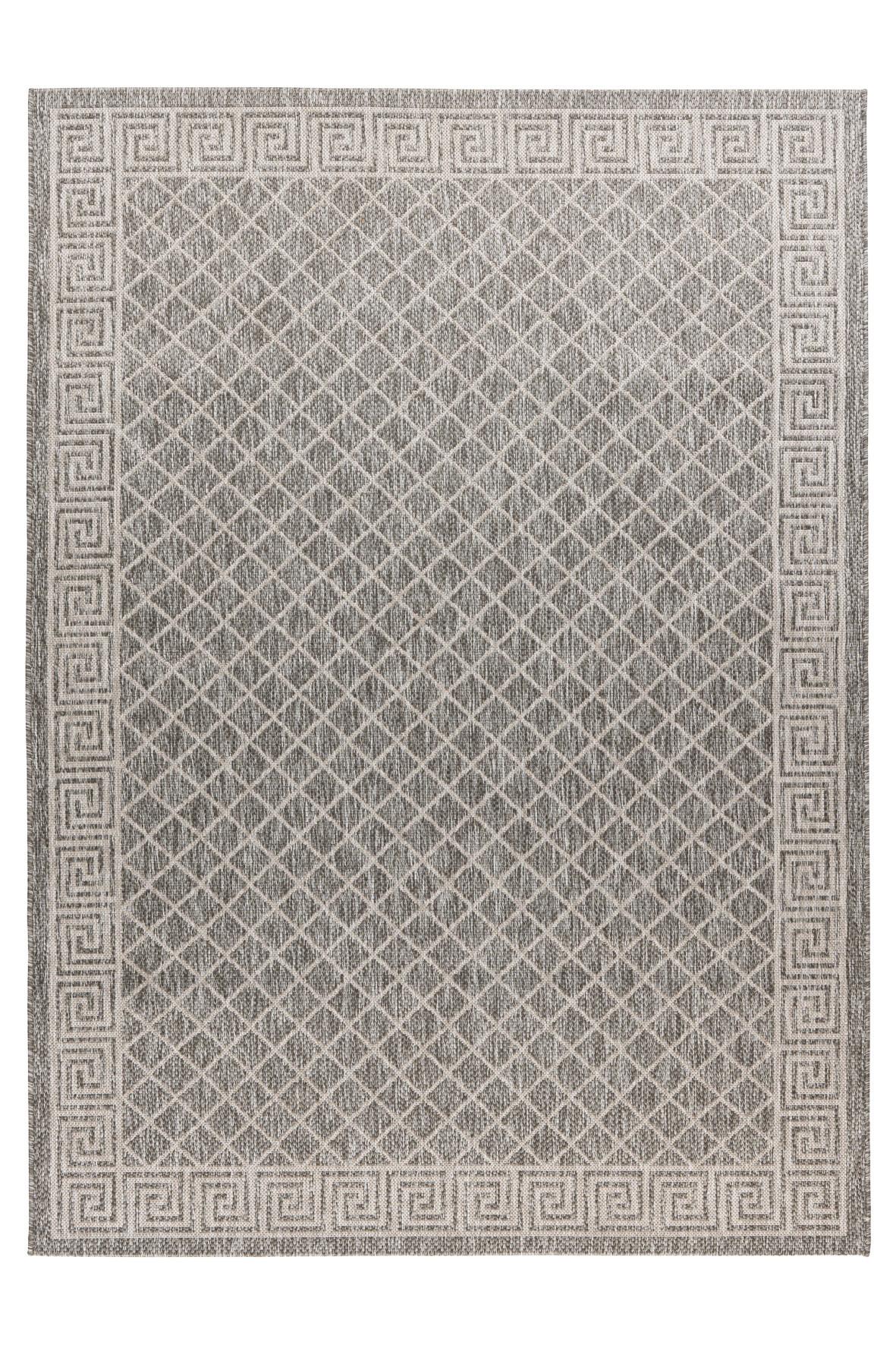 Flachwebteppich My Talinn 541 - Grau, Design, Textil (80/150cm) - Obsession