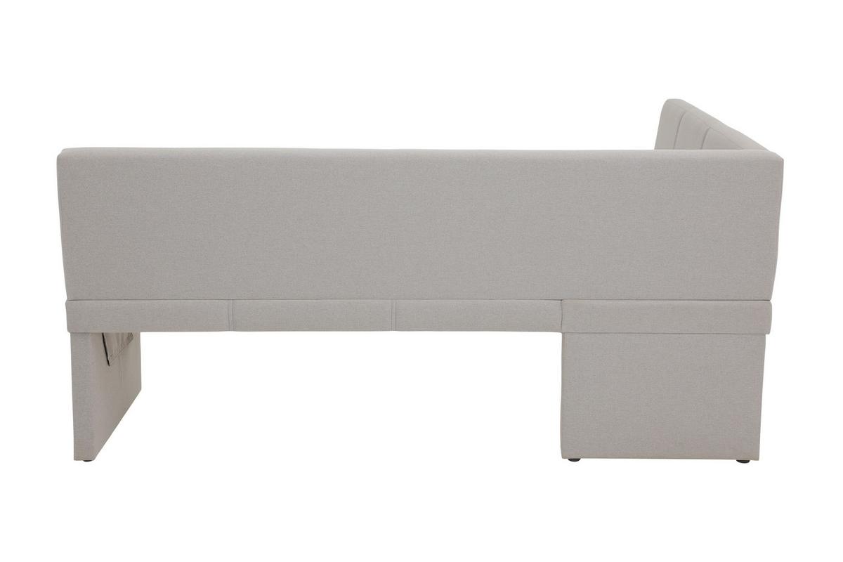 Eckbank Turin Reb - Schlammfarben, MODERN, Holz/Textil (200/92cm) - MID.YOU