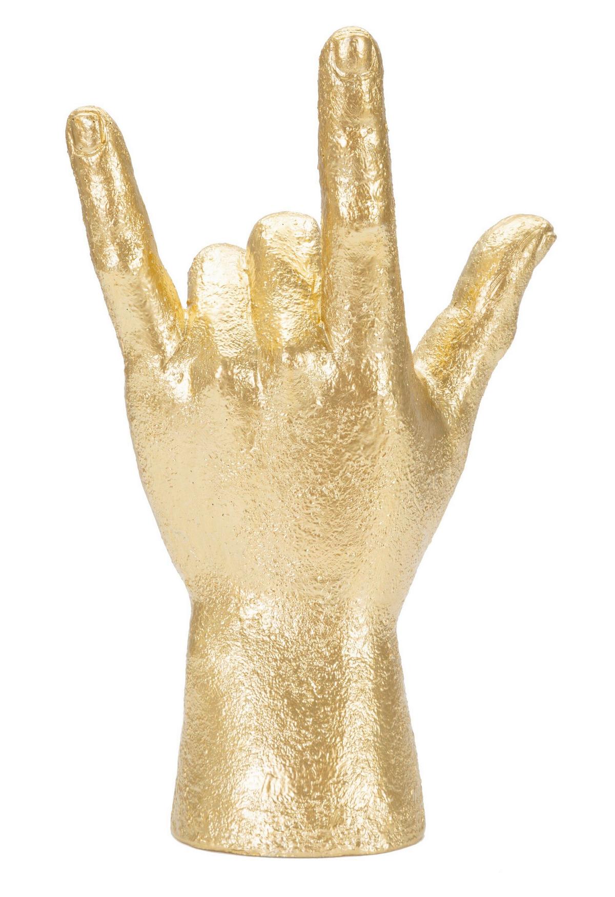 SOCHA RIOT - zlatá, Basics, plast (14.5/23/7cm)