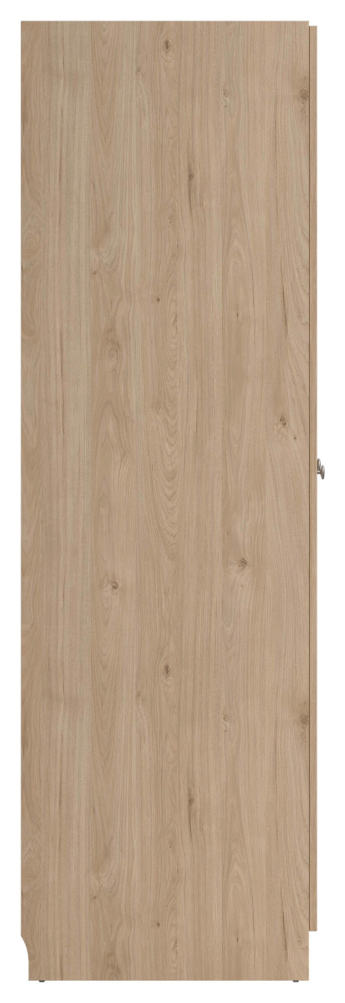Drehtürenschrank Billund Eichefarben, B: 195,5 Cm - Eichefarben, MODERN, Holzwerkstoff (195,5/200/61,7cm) - MID.YOU