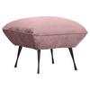 Hocker Lorris - Schwarz/Rosa, KONVENTIONELL, Textil (60/49/53cm) - MID.YOU