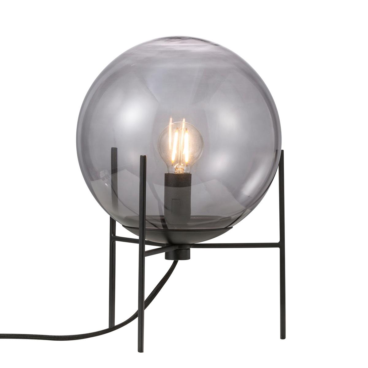 Tischleuchte Alton Schwarz D: 20 cm - Schwarz, Basics, Glas/Metall (20/29cm) - Nordlux