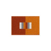 Badematte Capricio - Orange, Basics, Textil (60/90cm) - Grund
