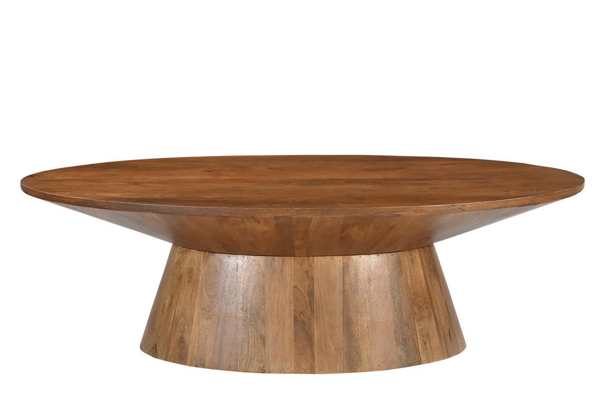 Couchtisch Naturfarben B: 130 cm - Naturfarben, Design, Holz (130/68/41cm) - MID.YOU