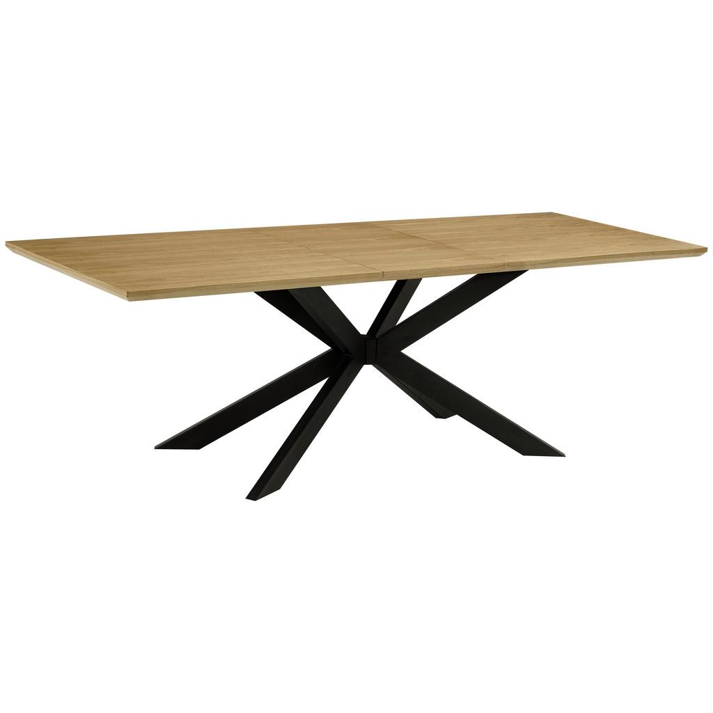Esstisch Kalmar Schwarz/EichefarbenL:180-230cm