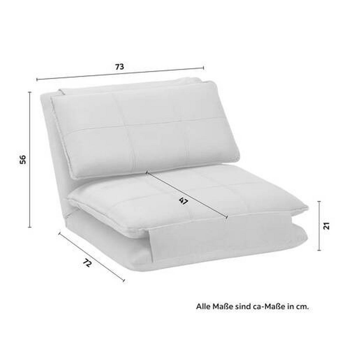 Rozkladacie kreslo ENI, sivá - čierna/sivá, Modern, kov/textil (73/56/72cm) - Bessagi Home