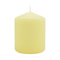 VÁLCOVÁ SVÍČKA LIONA - žlutá, parafín (6,8/9cm) - Mömax