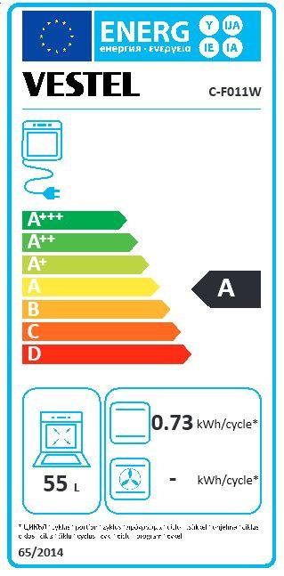 Herd C-F011w Weiss - Weiß, Basics (50/85/60cm) - Vestel