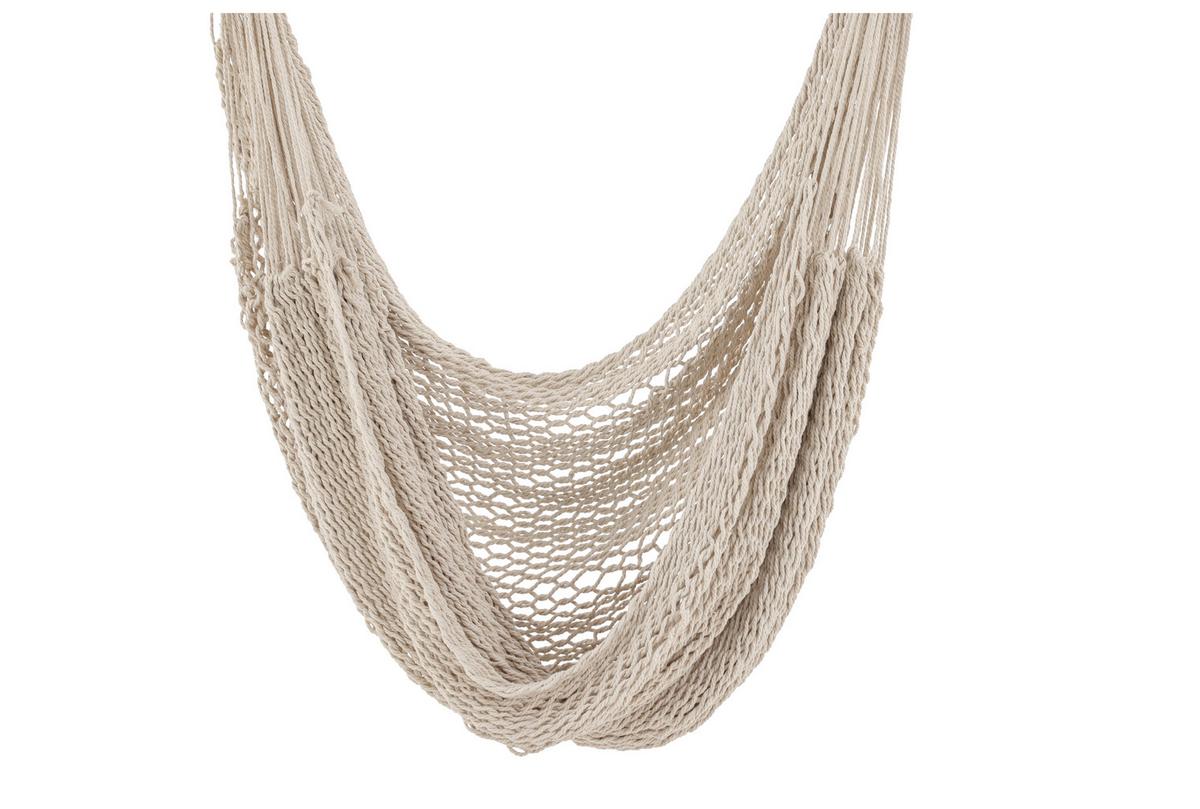 Hängesessel Kalino Kalino - Weiß, KONVENTIONELL, Textil (110/135/34cm) - Gardenson