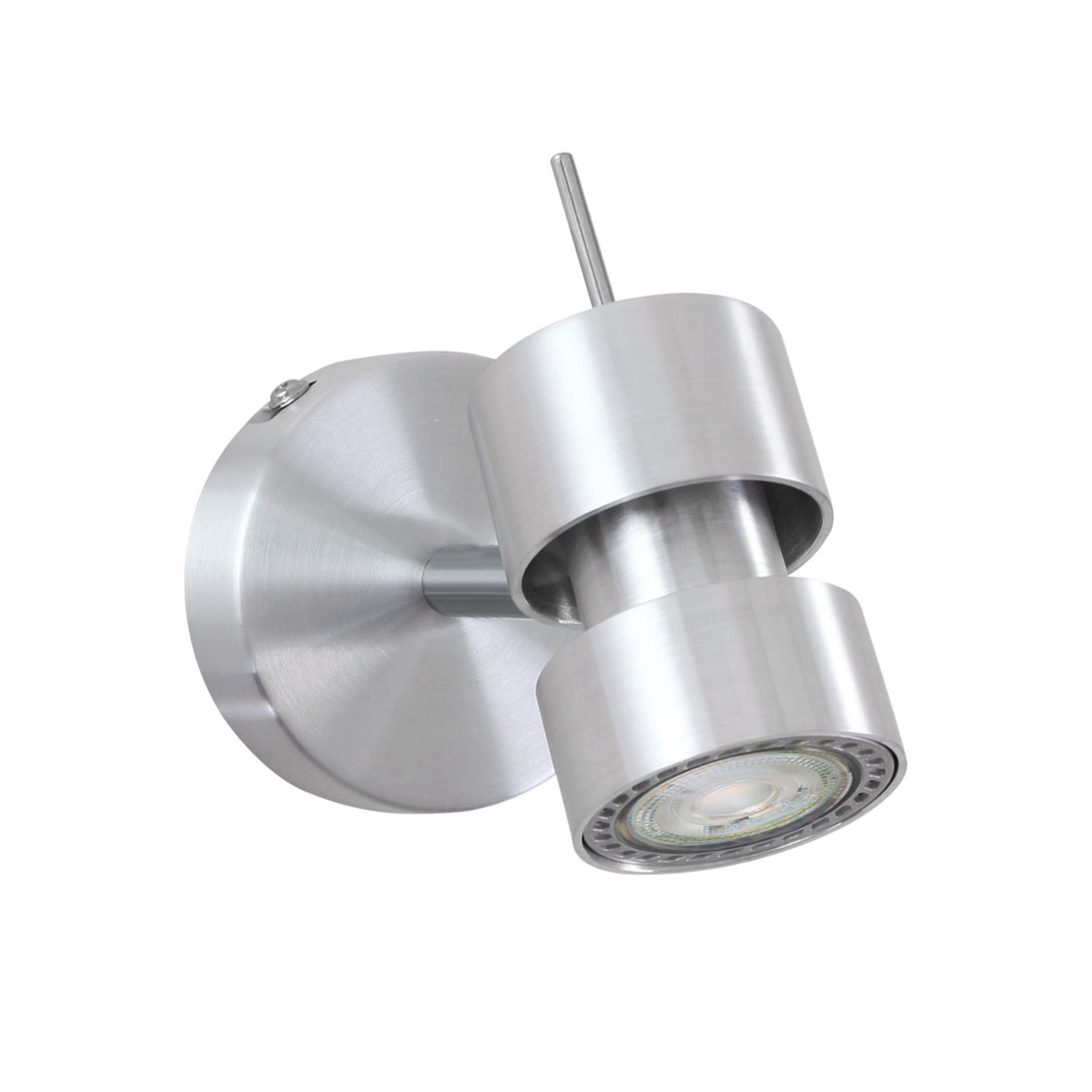 Deckenleuchte Natasja Led - Silberfarben, Trend, Metall (12/12/12cm)