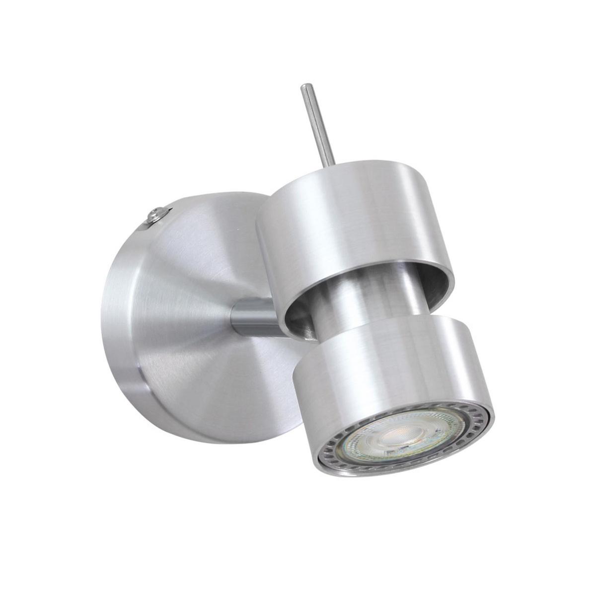 Deckenleuchte Natasja Led - Silberfarben, Trend, Metall (12/12/12cm)