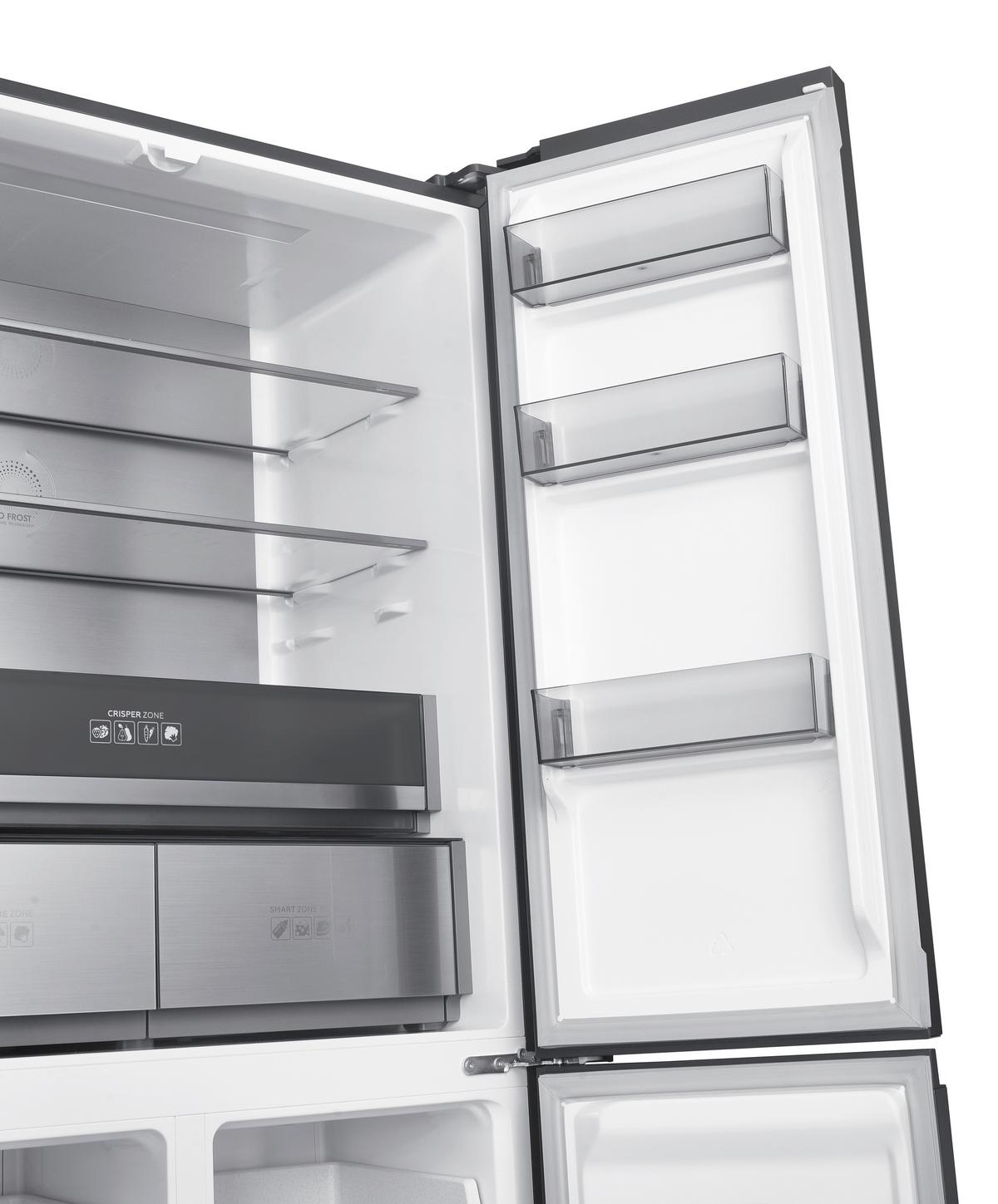 Side-By-Side Nabo Smi 5535 - Dunkelgrau, Basics, Metall (90,5/190,2/59,7cm) - Nabo