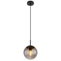 Hängeleuchte 15881h - Schwarz/Grau, Design, Glas/Kunststoff (20/120cm) - Globo